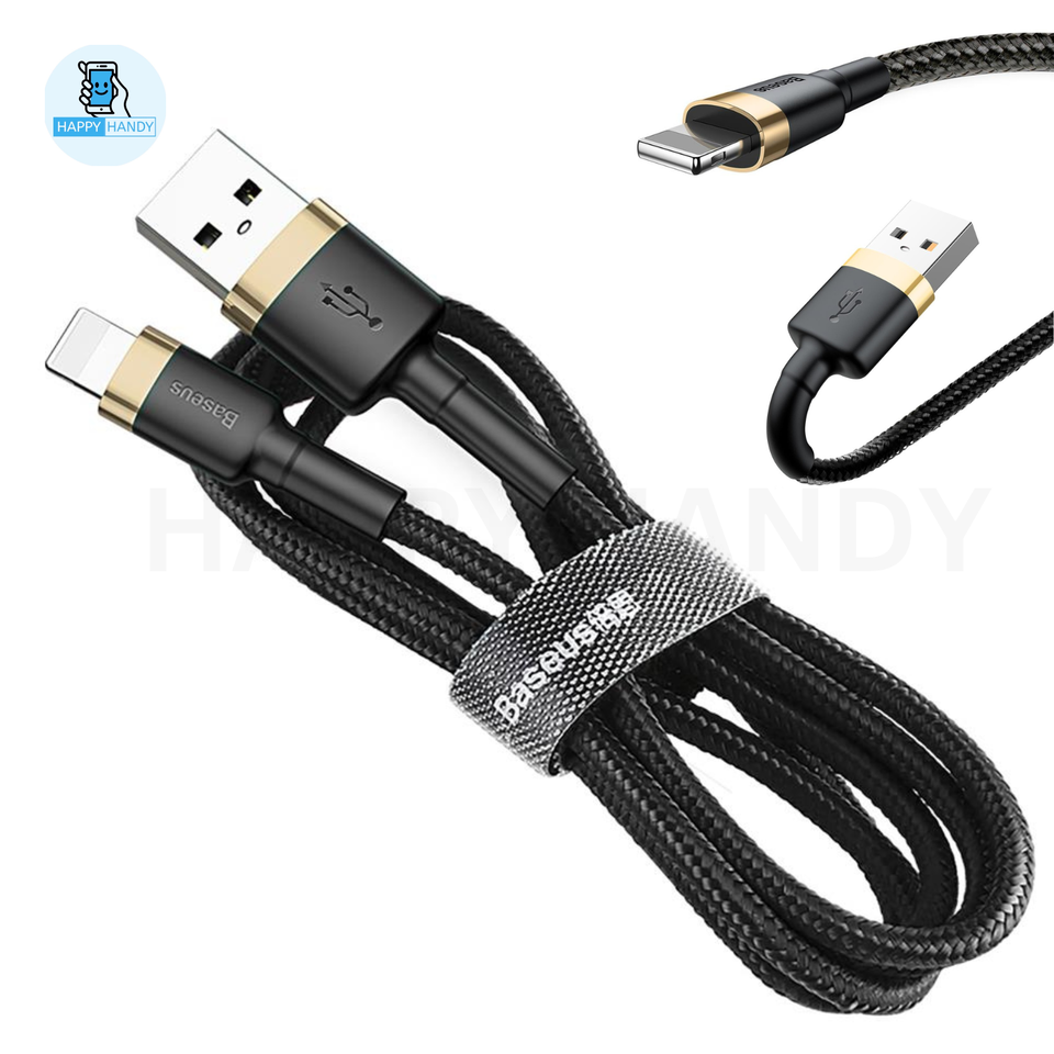 Baseus Ladekabel für Apple iPhone (300cm, gold)
